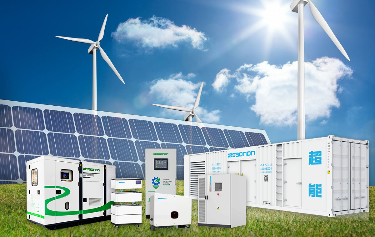 共赴零碳未來 | 威能“風-光-柴-儲”微電網系統介紹